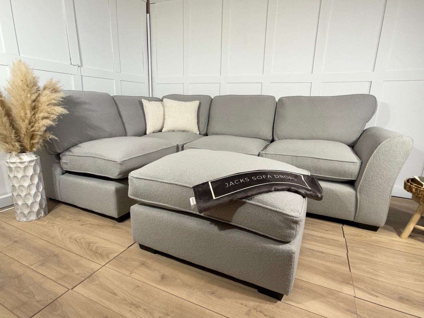 Brand New “Chichester” Corner Sofa in a “light grey”