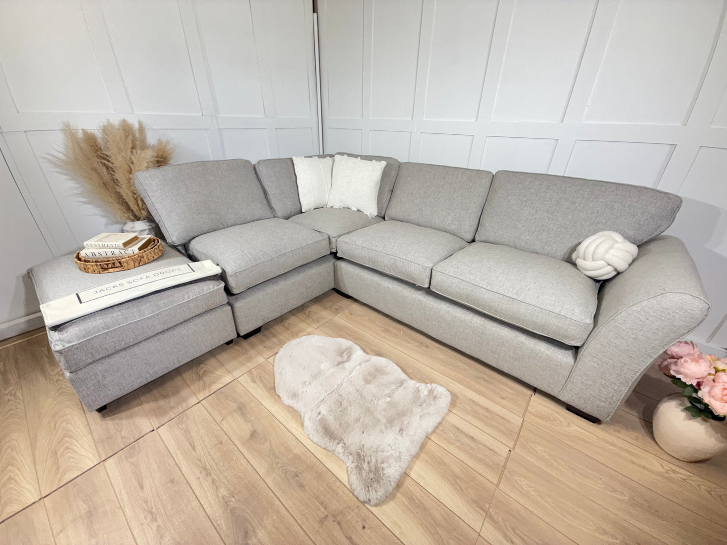 Brand New “Chichester” Corner Sofa in “Grey”