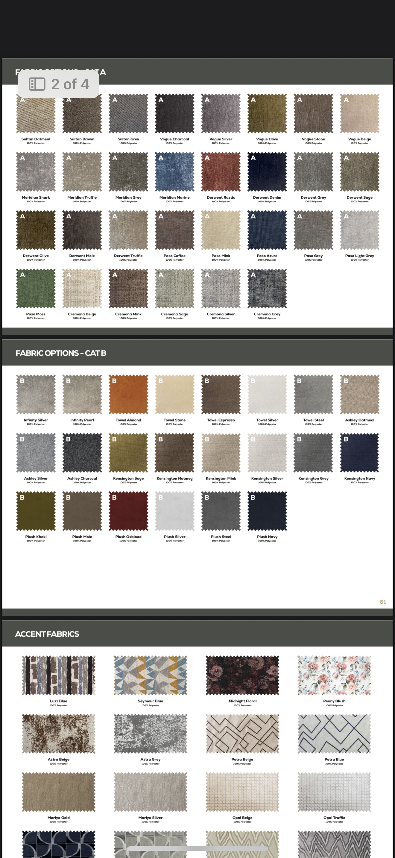 Brand New “Marlow” Corner Sofa In “Pebble Beige”