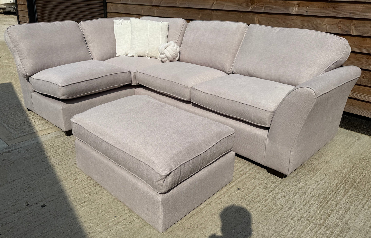 “Chichester” Corner Sofa in “Stone”