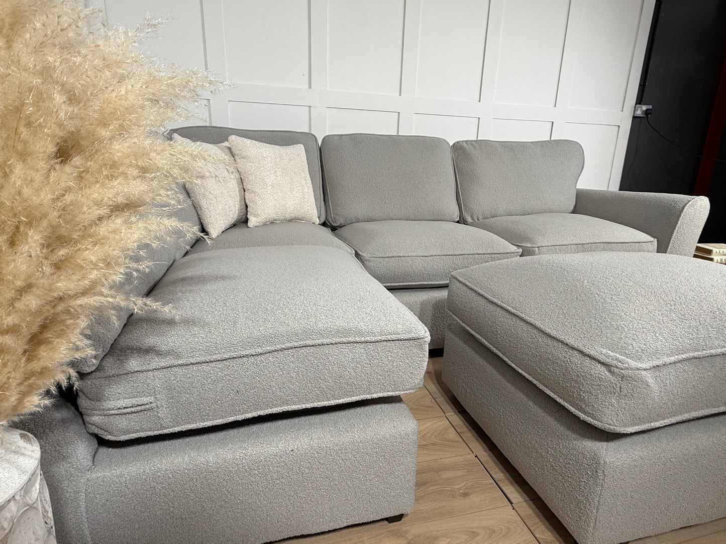 Brand New “Chichester” Corner Sofa in a “light grey”
