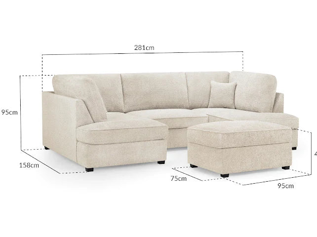 Brand New Carnaby U Shape Sofa