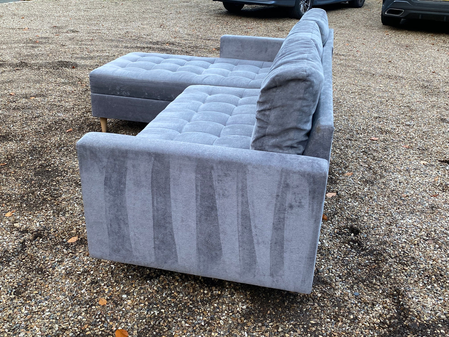 Grey Ikea chaise
