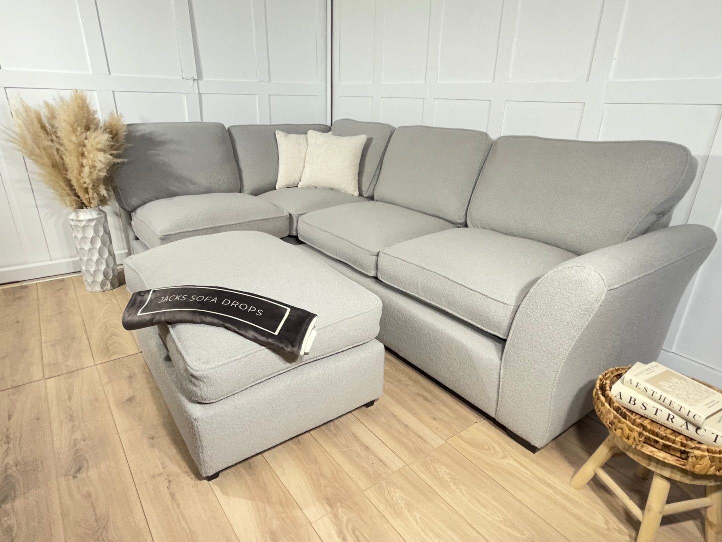Brand New “Chichester” Corner Sofa in a “light grey”