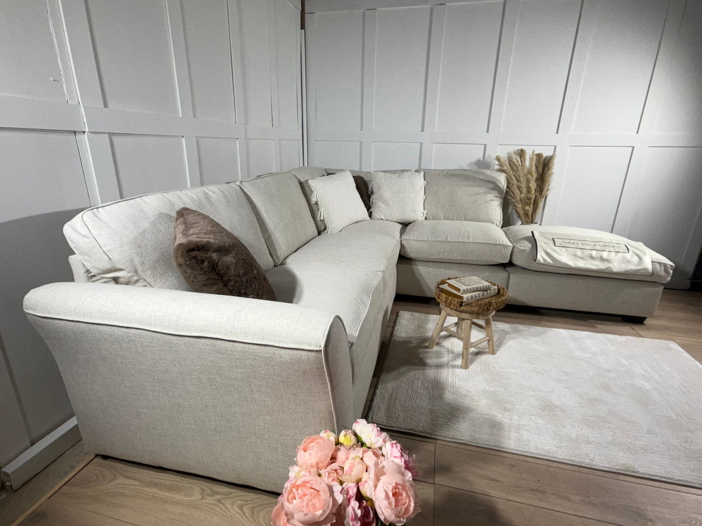 “Chichester” Corner Sofa In “Beige ”