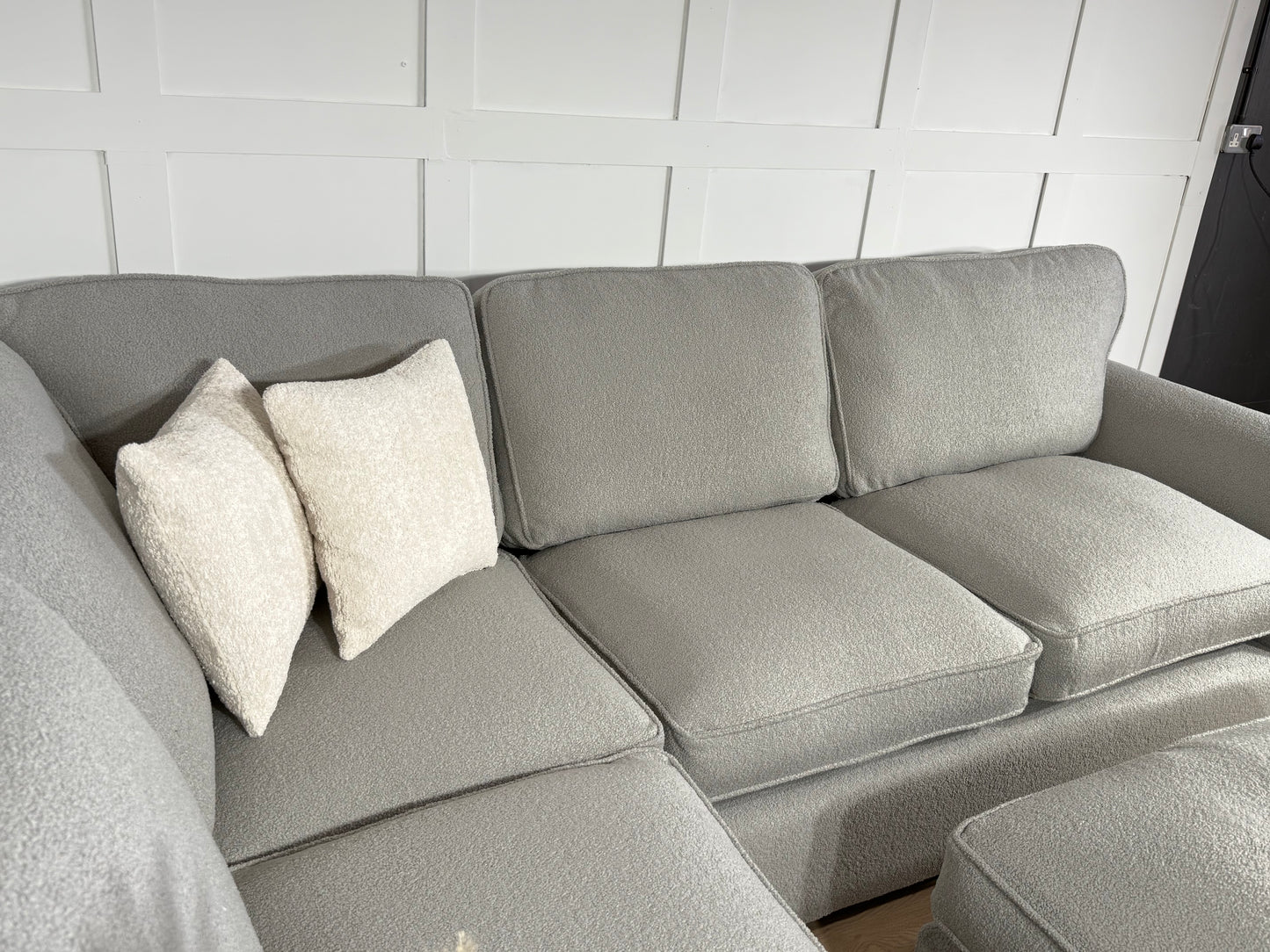 Brand New “Chichester” Corner Sofa in a “light grey”