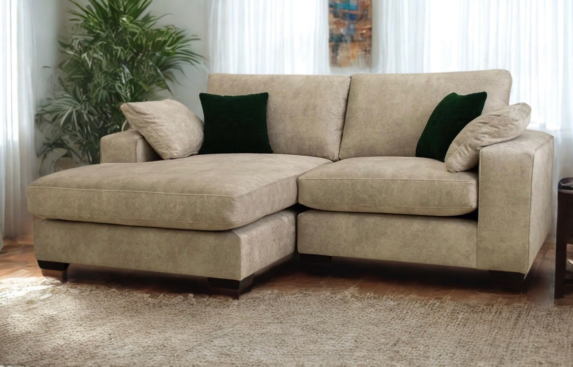 Brand New “Marlow” Corner Sofa In “Pebble Beige”