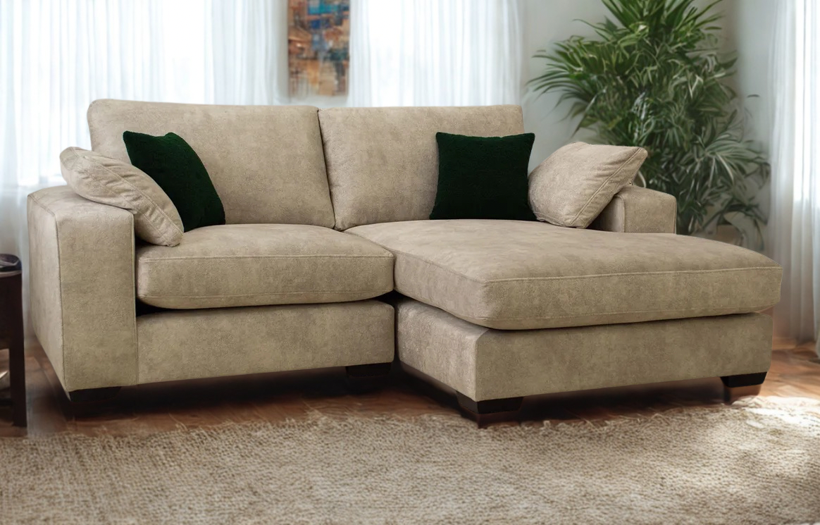 Brand New “Marlow” Corner Sofa In “Pebble Beige”