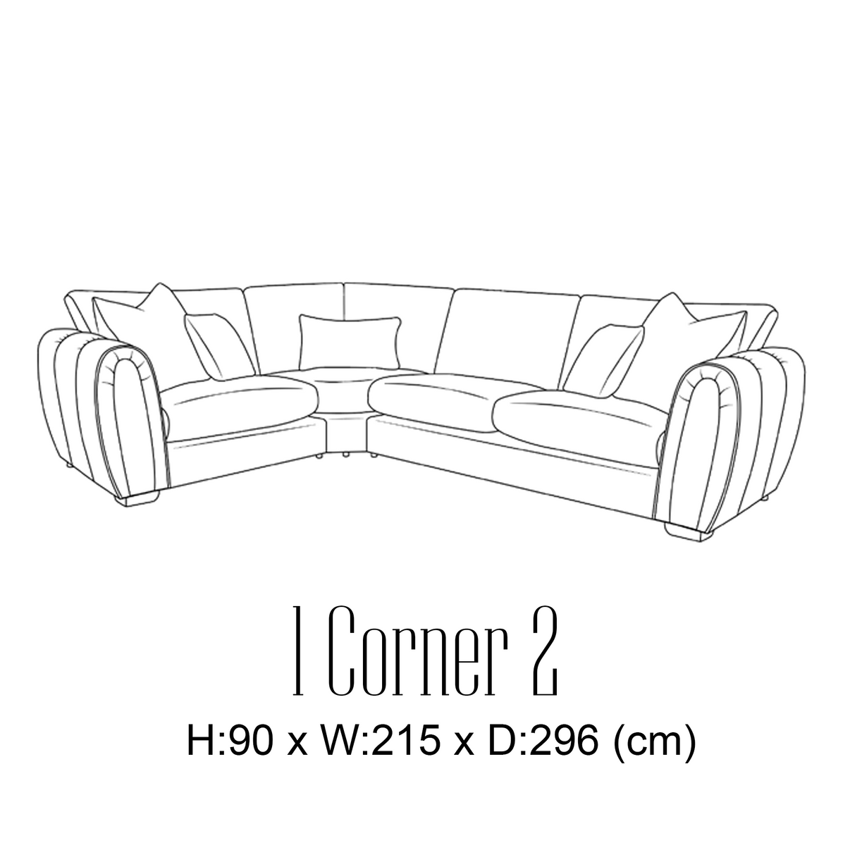 Brand New “Malden” Corner Sofa