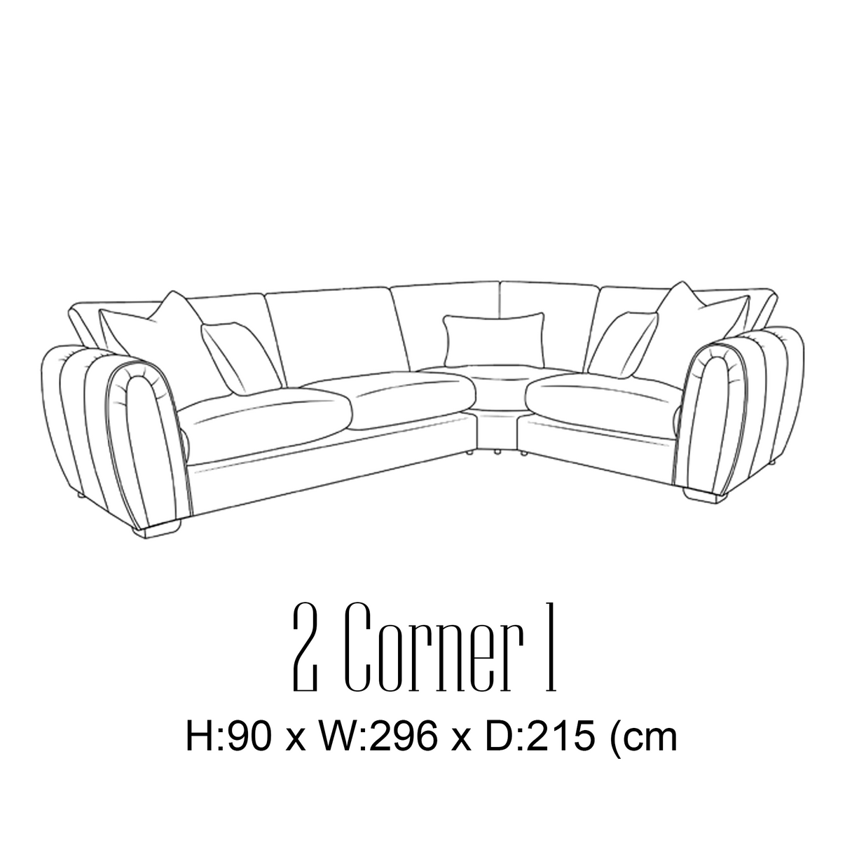 Brand New “Malden” Corner Sofa